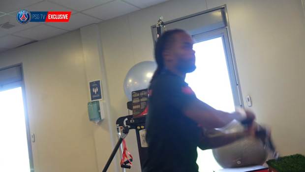 Renato Sanches's training session before Nice clash