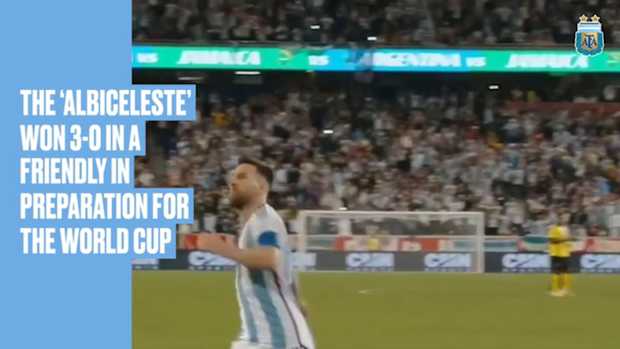 Messi reaches 100 wins and 90 goals for Argentina