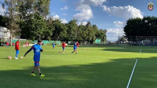 Chivas players work ahead of regular season finale