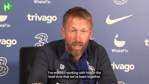Potter on working with 'top player' Aubameyang