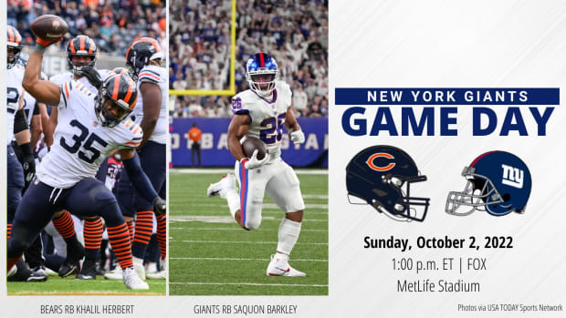 New York Giants Week 4 Gameday