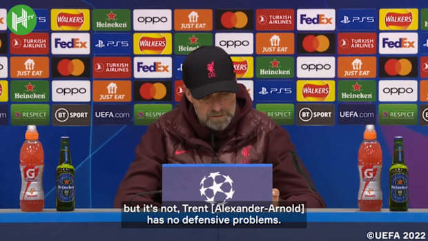 Klopp on Alexander-Arnold: 'He has no defensive problems'