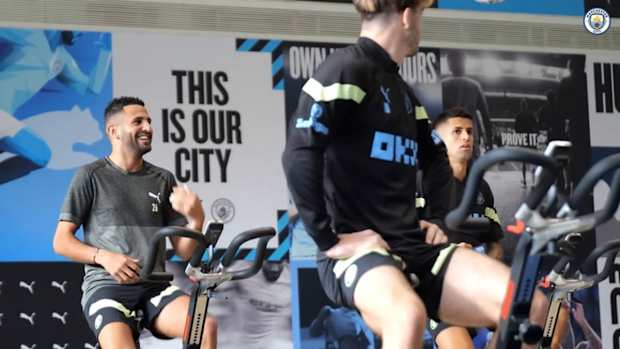 Bernardo nutmegs Haaland as City train for Southampton