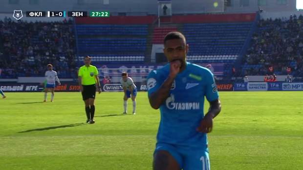 Malcom's brilliant strike vs Fakel