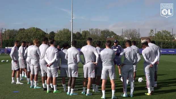 Laurent Blanc first training session at Lyon
