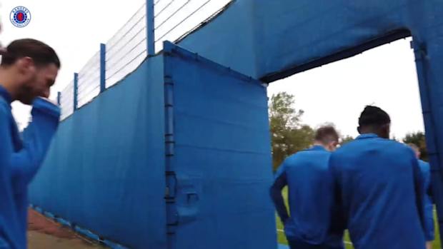 Rangers get ready to host Liverpool in Champions League