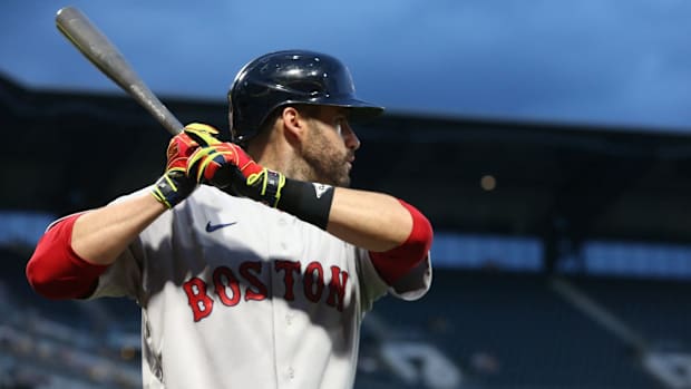 Boston Red Sox designated hitter J.D. Martinez