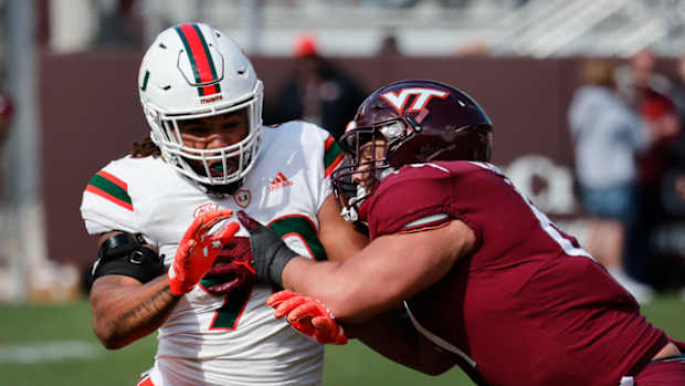 Akheem Mesidor Defensive Line Miami Hurricanes