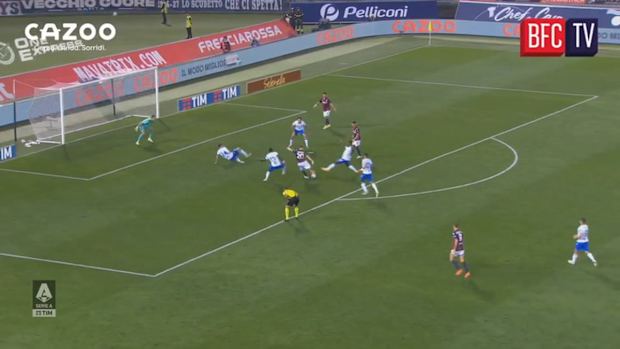 Nicolas Dominguez's goal vs Sampdoria