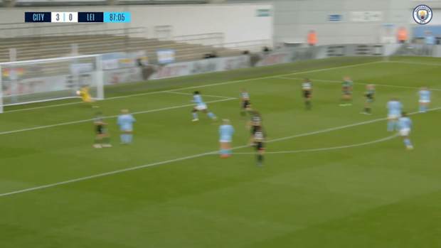 Yui Hasegawa scores on Man City Women debut