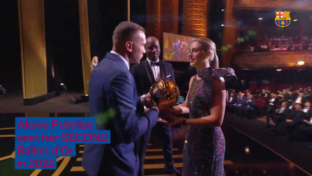 Alexia Putellas won her second Ballon d'Or