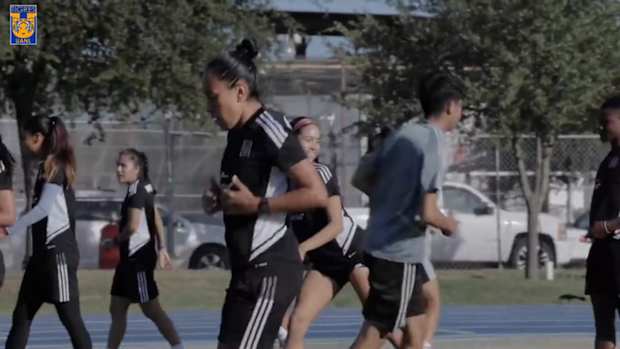 Tigres Women's training ahead of quarter-finals against Toluca