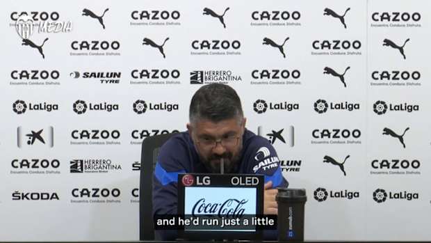Gattuso recalls his previous games vs Xavi: 'He’d would play and I’d run a lot'