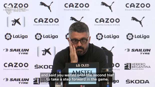 Gattuso disagrees with Xavi's analysis: 'We watched different games'