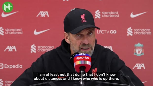 Klopp: 'Top four isn't my main worry, I'm not that dumb'