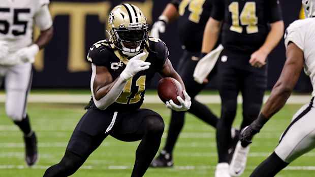 New Orleans Saints running back Alvin Kamara