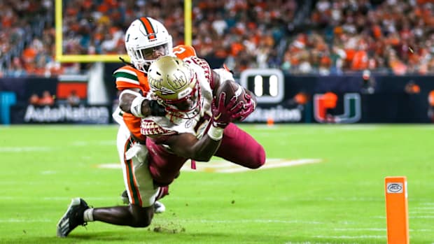Trey Benson Florida State Seminoles Running Back - Maimi vs FSU Nov. 5, 2022