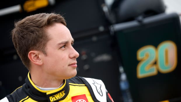 Christopher Bell believes he and his Joe Gibbs Racing team can steal the NASCAR Cup championship away in Sunday's race at Phoenix Raceway. Do you agree? (Photo by Chris Graythen/Getty Images)