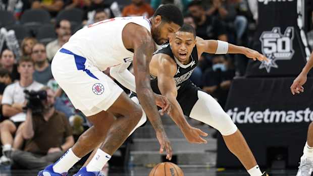 Paul George, LA Clippers, Keldon Johnson, San Antonio Spurs