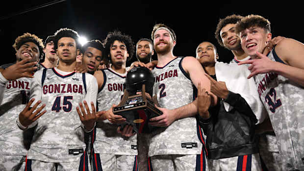 Gonzaga Basketball Nike Camo Uniforms3