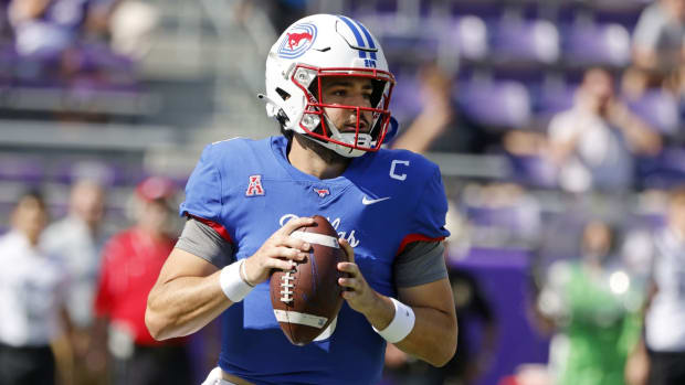 SMU quarterback Tanner Mordecai
