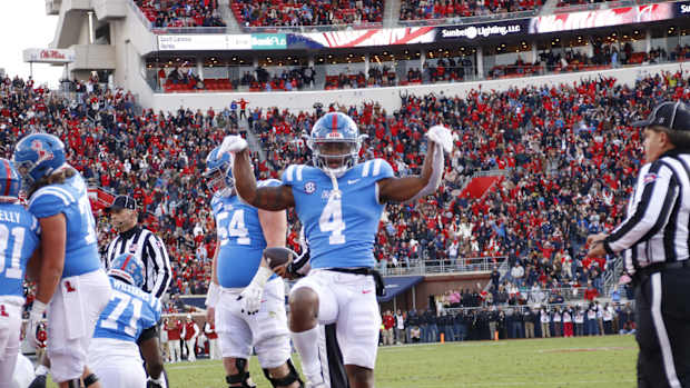 Quinshon Judkins touchdown pose