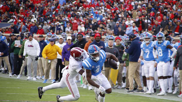Quinshon Judkins Ole Miss vs Alabama