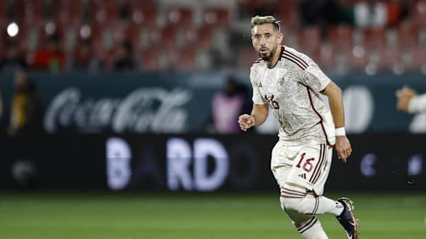 Hector Herrera de Mexico durante el partido Mexico (Seleccion Nacional Mexicana) vs Irak,amistoso de preparacion previo al inicio de la Copa Mundial de la FIFA Qatar 2022, en el Estadio Municipal de Montilivi, el 9 de noviembre de 2022. GIRONA ESPANA ESPANA