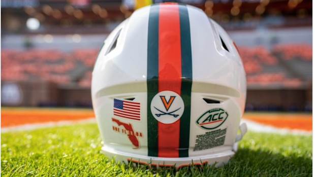 UVA Helmet Decal