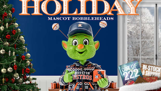 Houston Astros Holiday Mascot Bobblehead