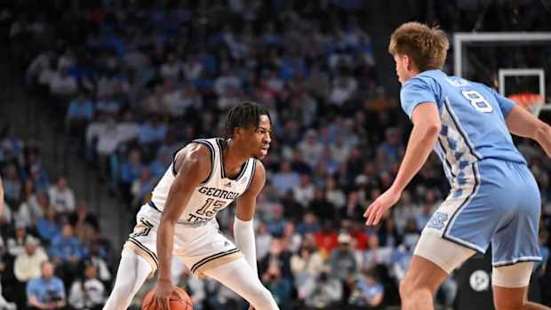 Georgia Tech guard Miles Kelly vs North Carolina