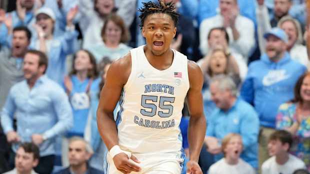 Ingram during No. 3 North Carolina's game against No. 7 Duke on Feb. 3, 2024.