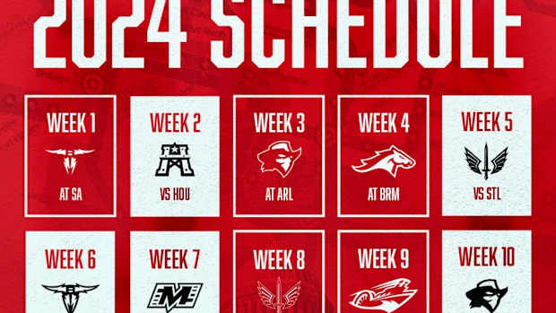 UFL D.C. Defenders 2024 Schedule