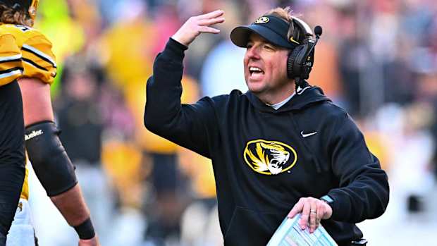 Missouri's Eli Drinkwitz against Razorbacks and end of last season