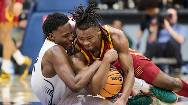  California Golden Bears guard Jalen Celestine USC Trojans guard Isaiah Collier men's basketball