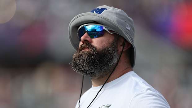 Jason Kelce during the Pro Bowl on Feb. 4, 2024.