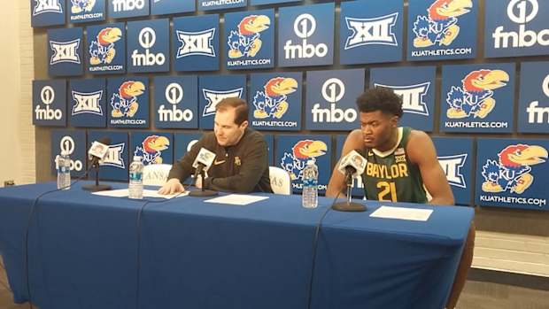 Scott Drew Yves Missi Baylor Kansas Postgame