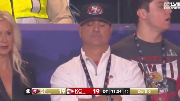 Brock Purdy’s dad watches the Super Bowl.