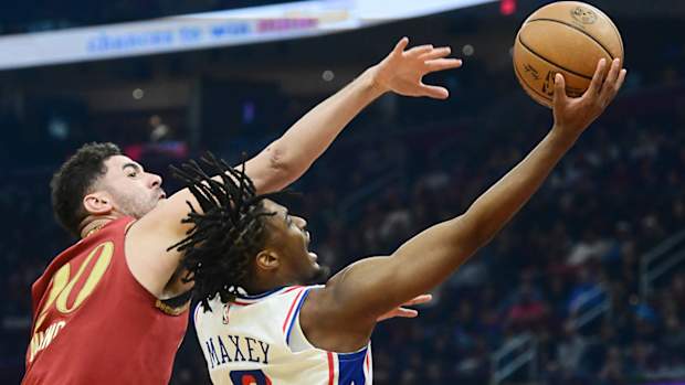 Philadelphia 76ers guard Tyrese Maxey