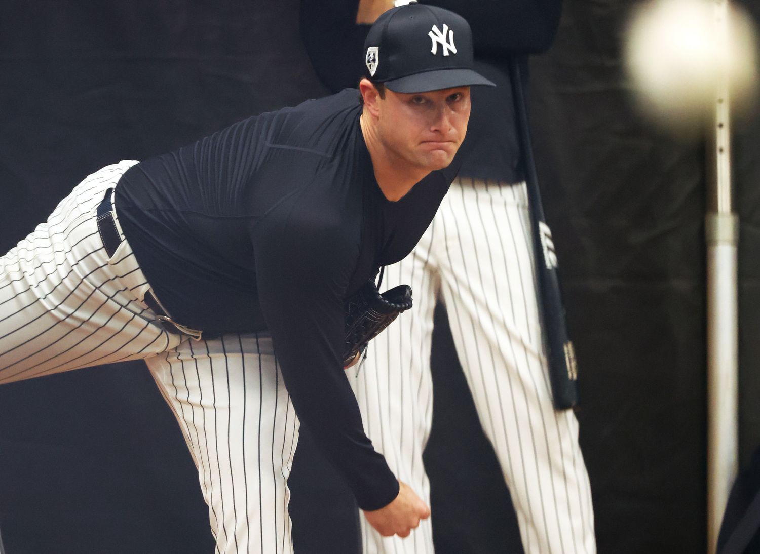 Cole at spring training on Feb. 15, 2024.