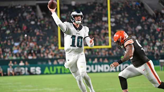 Eagles QB Tanner McKee