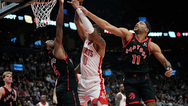 Bruce Brown Raptors Jabari Smith Jr.