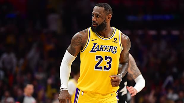 Los Angeles Lakers forward LeBron James.