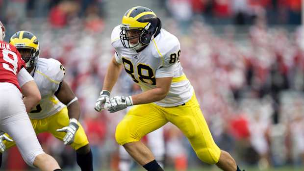 Roh during Michigan’s 45-21 loss to No. 21 Wisconsin on Nov. 14, 2009.