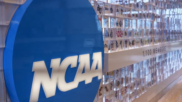 Inside NCAA Headquarters located in Indianapolis on Friday, March 10, 2023. Ncaa President Charlie Baker  