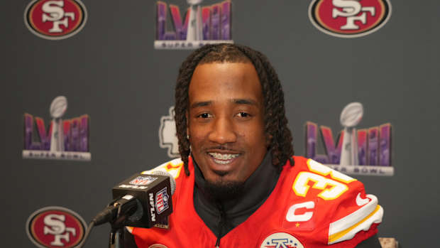 Kansas City Chiefs cornerback L'Jarius Sneed.