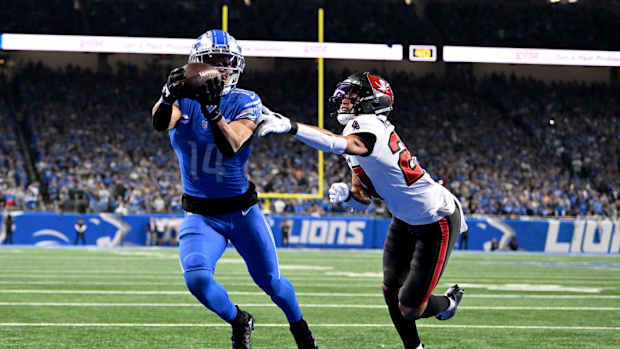 Detroit Lions wide receiver Amon-Ra St. Brown.