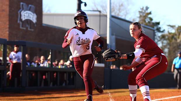 Mississippi State softball infielder Jadyn Burney