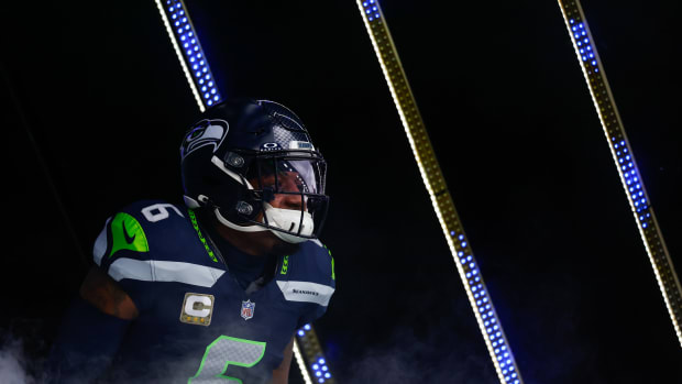 Nov 12, 2023; Seattle, Washington, USA; Seattle Seahawks safety Quandre Diggs (6) exits the locker room before a game against the Washington Commanders at Lumen Field. Mandatory Credit: Joe Nicholson-USA TODAY Sports
