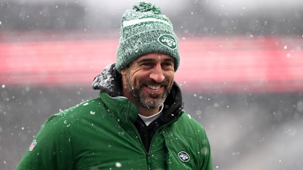 New York Jets quarterback Aaron Rodgers